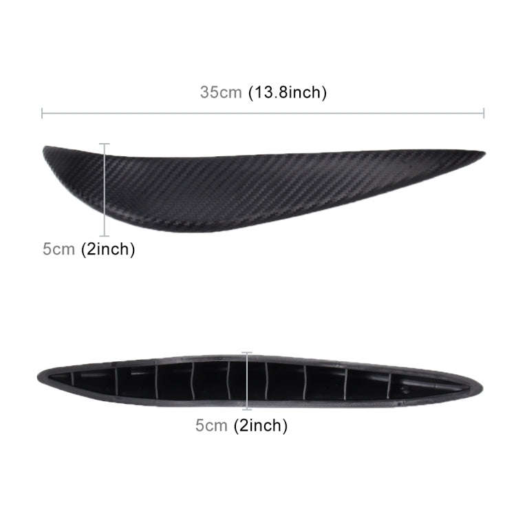 TCM-237 2 PCS Universal Car Body Plastic Anti-collision Sticker Bar Bumper Protector