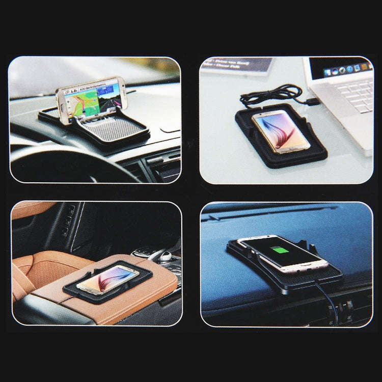 Home Car DC 5V/2A 5W Fast Charging Qi Standard Wireless Charger Pad, For iPhone, Galaxy, Huawei, ...