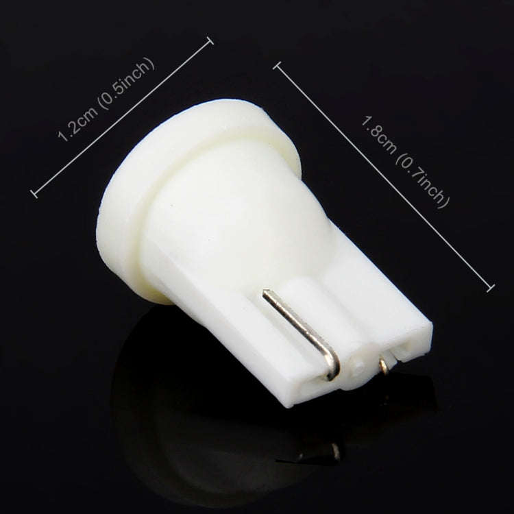 10 PCS T10/W5W/194/501/168 0.4W 20LM 6500K COB Bulbs Car Reading Lamp Clearance Light, DC 12V(Whi...