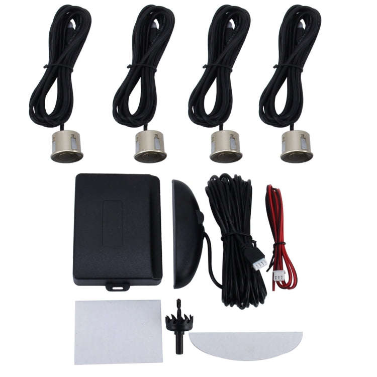 Car Buzzer Reverse Backup Radar System - Premium Quality 4 Parking Sensors Car Reverse Backup Rad...