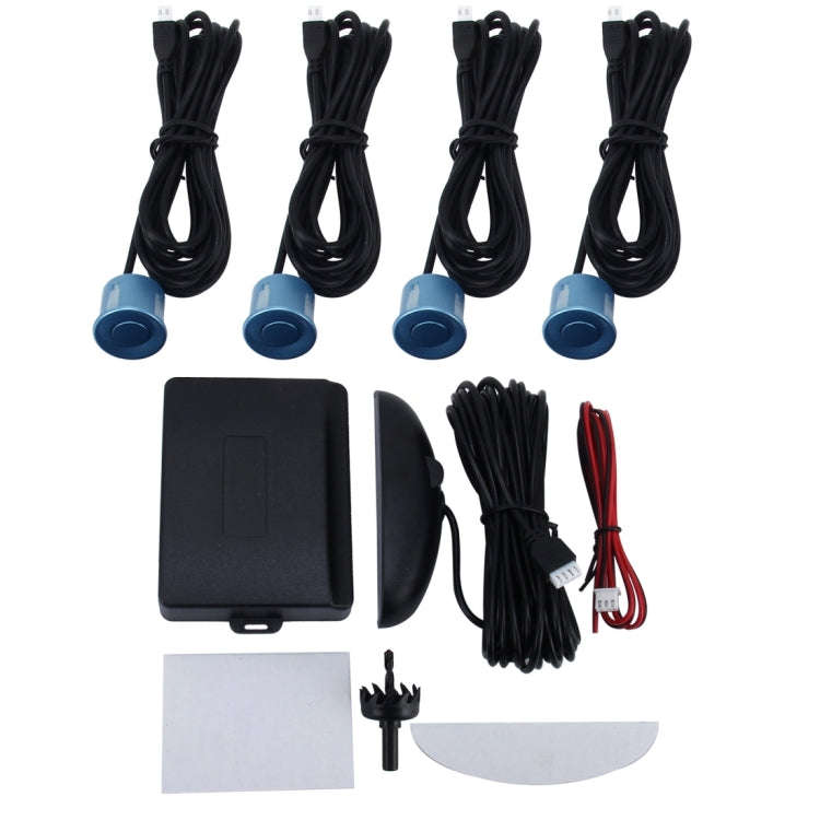 Car Buzzer Reverse Backup Radar System - Premium Quality 4 Parking Sensors Car Reverse Backup Rad...