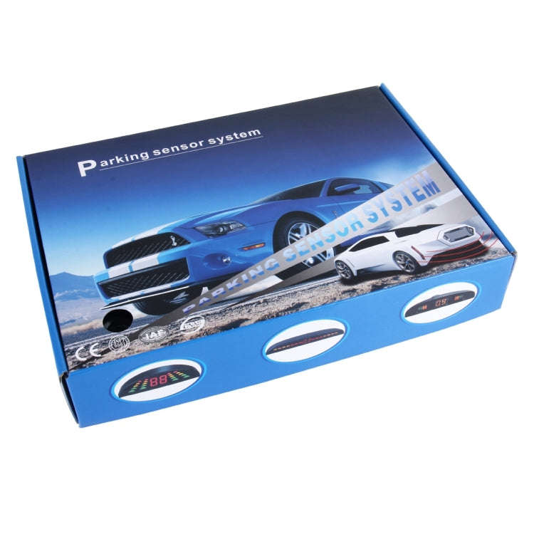 Car Buzzer Reverse Backup Radar System - Premium Quality 4 Parking Sensors Car Reverse Backup Rad...