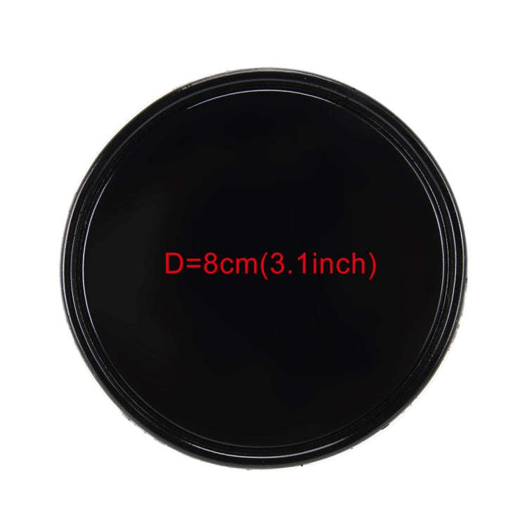 Car Auto Round Soft Rubber Dashboard Anti-slip Pad Mat for Phone / GPS/ MP4/ MP3, Diameter: 8cm(B...