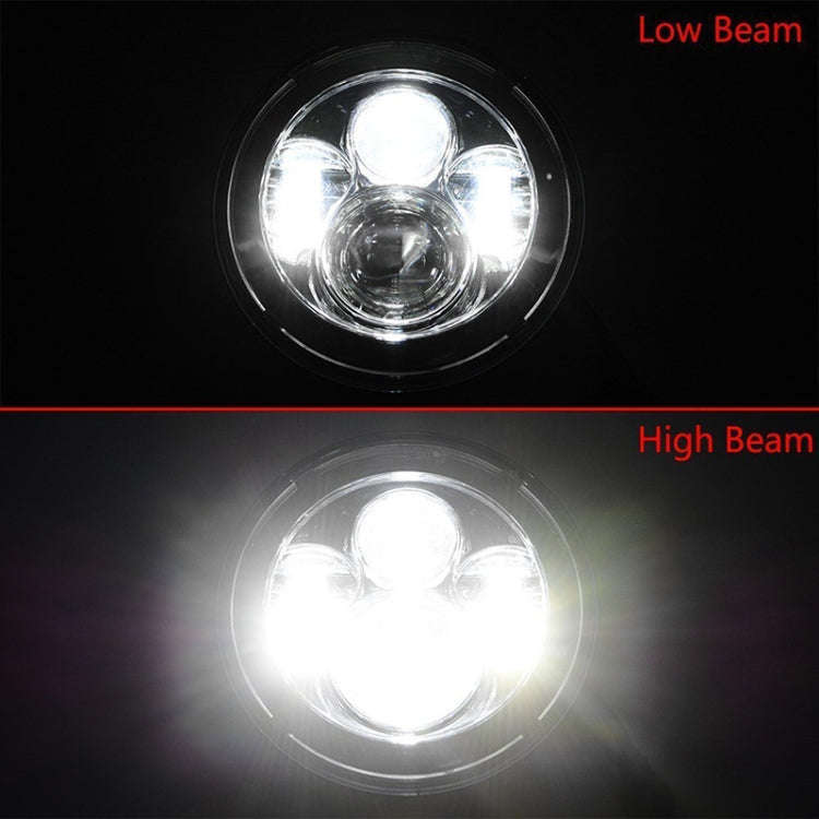 2 PCS 7 inch IP68 Waterproof 6500K 75W LED Headlight Hi/Lo Beam Driving Lamp for Jeep Wrangler JK...