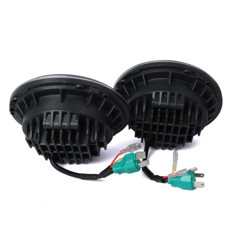 2 PCS 7 inch IP68 Waterproof 6500K 75W LED Headlight Hi/Lo Beam Driving Lamp for Jeep Wrangler JK...