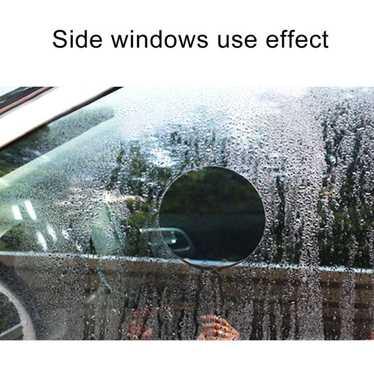 Car Round PET Rearview Mirror Protective Window Clear Anti-fog Waterproof Rain Shield Film, Diame...