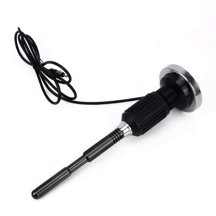 PS-5506 Universal Car Magnetic Roof Mount Base Radio AM/FM Aerial Amplified Antenna(Black)