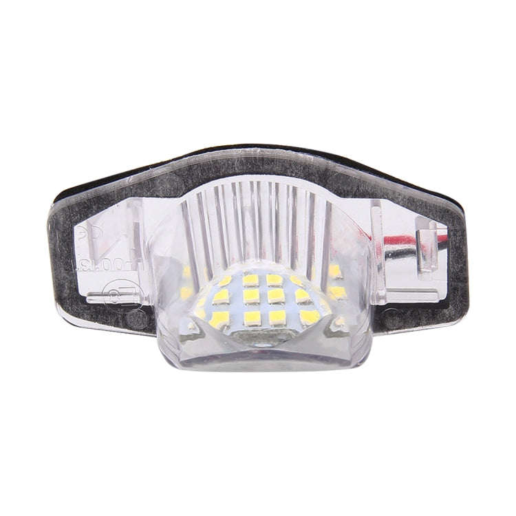 2 PCS DC 12V 2W 120LM 6000K LED License Plate Light 18-SMD 3528 Bulbs Lamps for Honda JAZZ(FIT) 0...