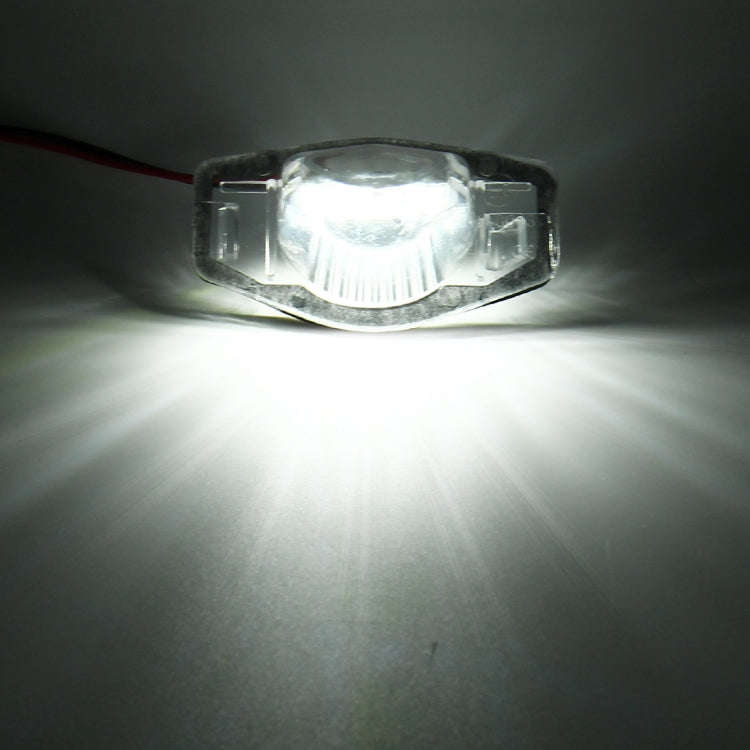 2 PCS DC 12V 2W 120LM 6000K LED License Plate Light 18-SMD 3528 Bulbs Lamps for Honda JAZZ(FIT) 0...