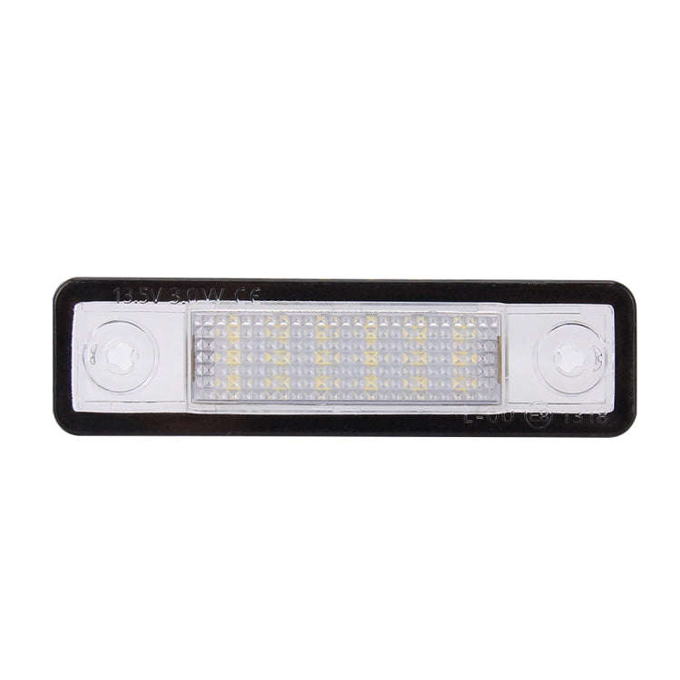 2 PCS DC 12V 2W 120LM 6000K LED License Plate Light 18-SMD Bulbs Lamps for Astra F 91-98, G Estat...