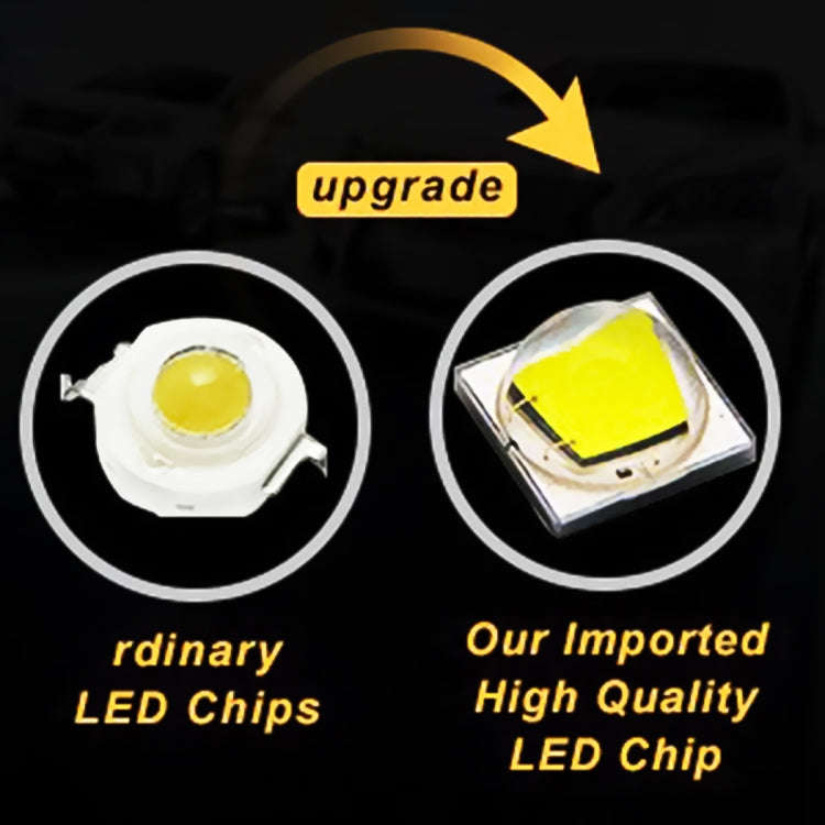 2 PCS 51W 3500LM 6500K White Light  17 LED Waterproof Car Boat Marine Work Lights Spotlight LED B...