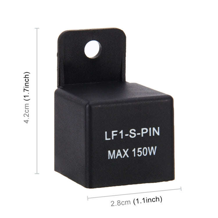 Universal 2 Pin Motorcycles LED Light Turn Flasher Relay Signal Rate Control Hyper Flash