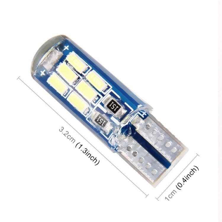 2 PCS T10/W5W/194/168/501 1.3W 9 LEDs SMD 4014 80 LM 7500K Car Reading Lamp Clearance Light, DC 1...