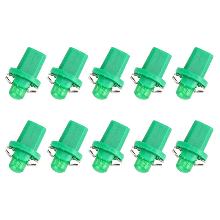 10 PCS 0.4W B8.5 Wedge Instrument Panel COB LED Light Dashboard Gauge Cluster Indicator Lamp Bulb...