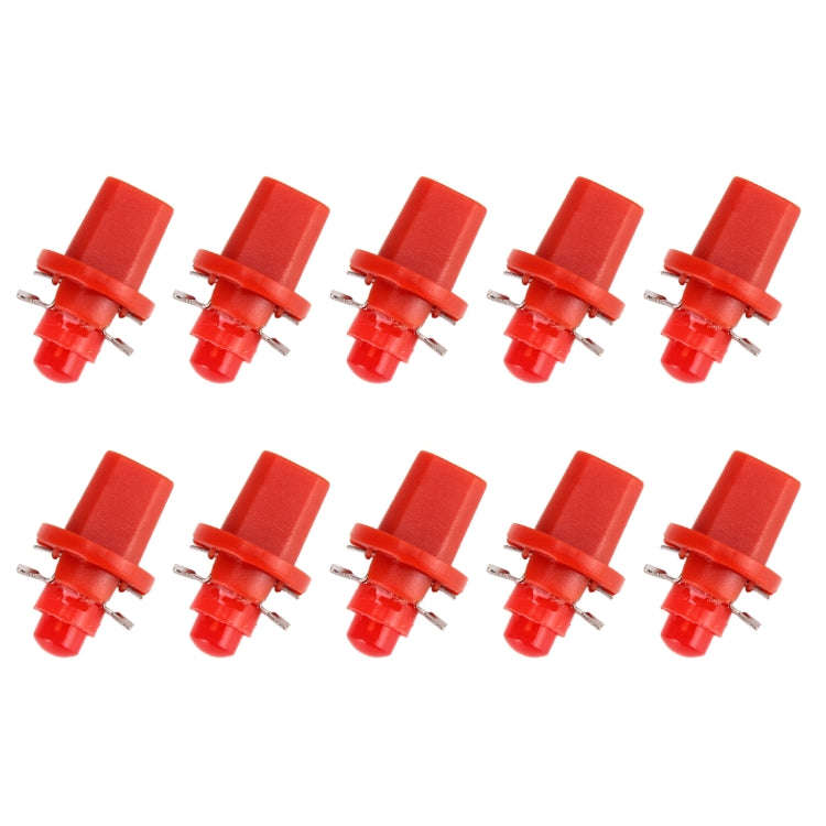 10 PCS 0.4W B8.5 Wedge Instrument Panel COB LED Light Dashboard Gauge Cluster Indicator Lamp Bulb...