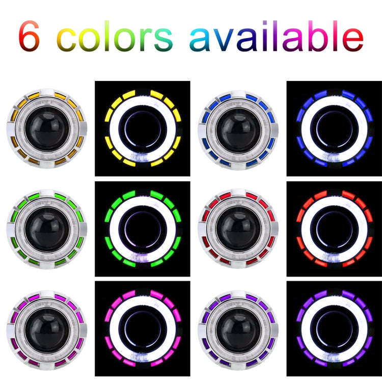 IPHCAR G262 H1 3.0 inch 12V Bi-Xenon Projector Lens Headlight with Exquisite Angle Eyes Decoratio...