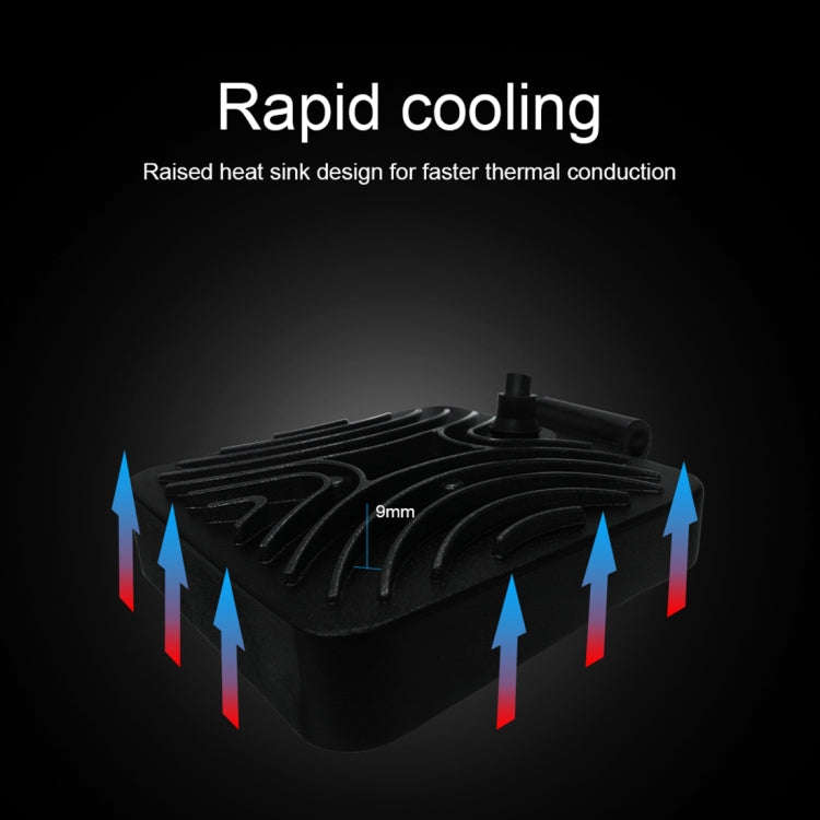 6.7W White Light Square-Shaped Waterproof Car Boat Marine Work Lights Spotlight LED Bulbs, DC 9-30V