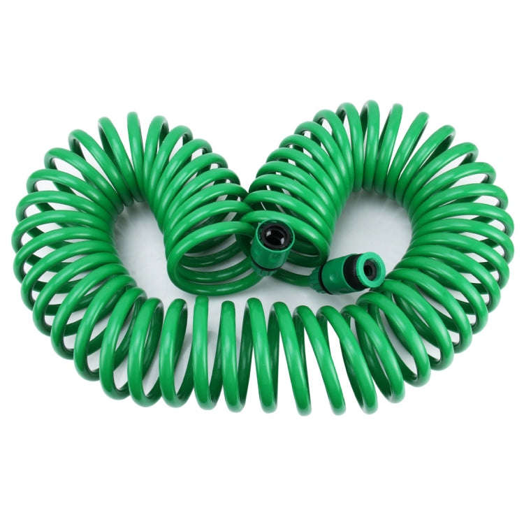 Garden Watering Series Spring Tube Hose Telescopic Spiral Pipe with Water Connector Adaptor and C...