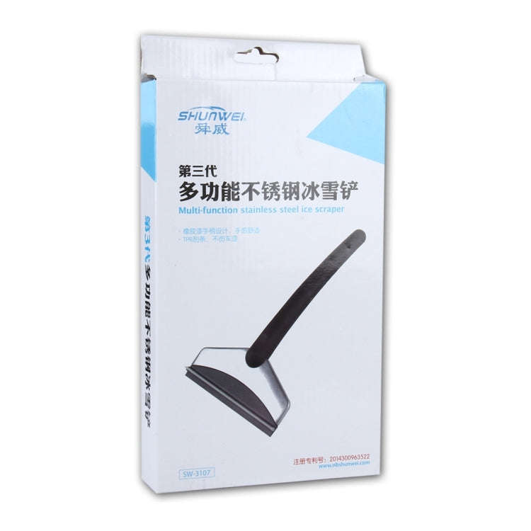 SHUNWEI SW-3107 Premium TPR Scraper Strip Ice Scraper Heavy-duty Frost and Snow Removal for Car W...