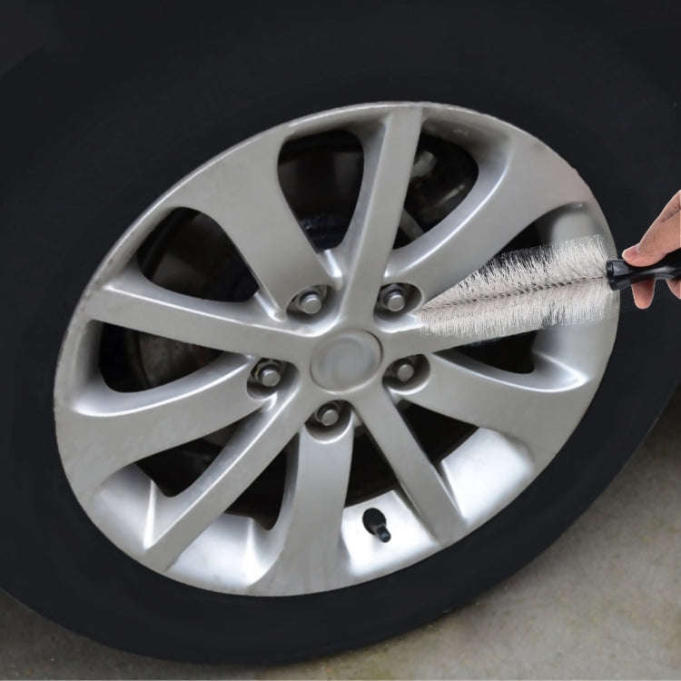 Portable Loop Style Auto Car Vehicle Motorcycle Wheel Tire Rim Hub Scrub Wash Brush Washing Clean...