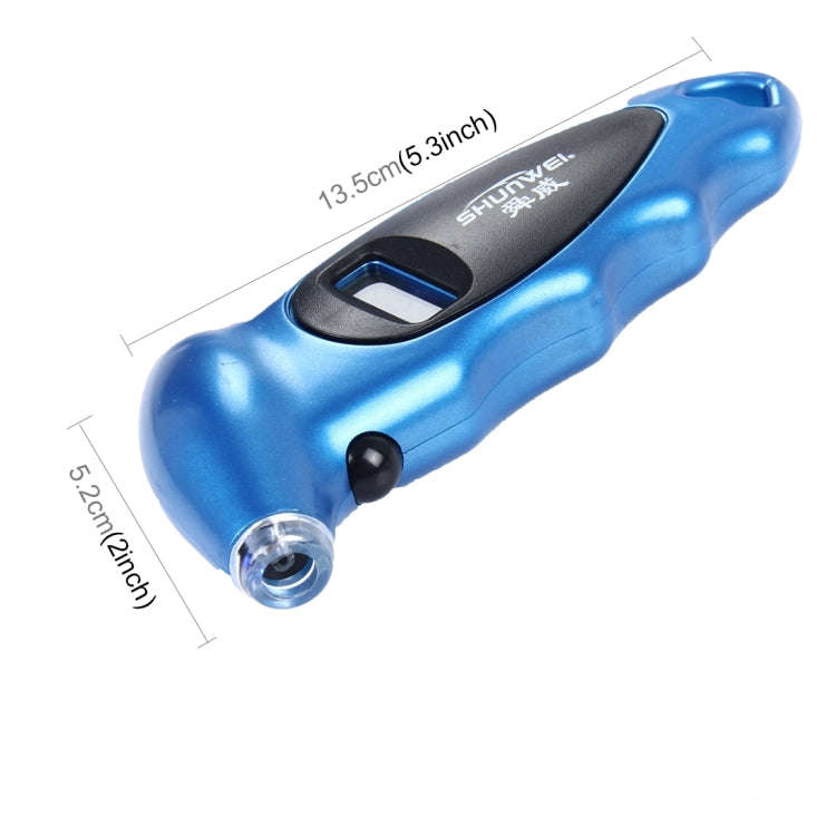 SHUNWEI SD-2802 Digital Tire Pressure Gauge 150 PSI 4 Settings for Car Truck Bicycle with Backlit...