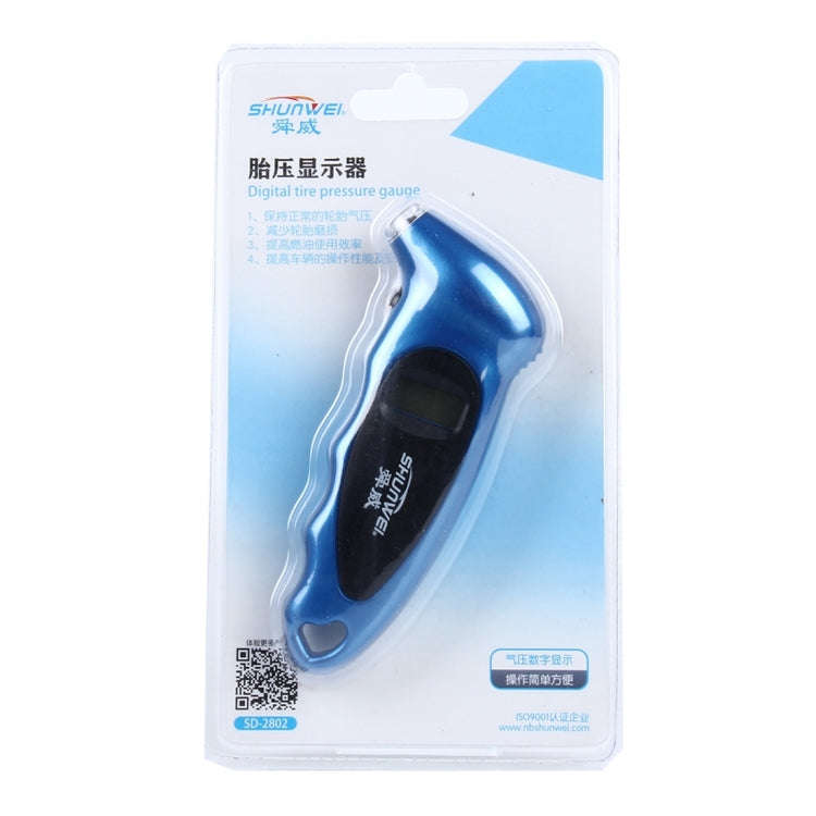SHUNWEI SD-2802 Digital Tire Pressure Gauge 150 PSI 4 Settings for Car Truck Bicycle with Backlit...