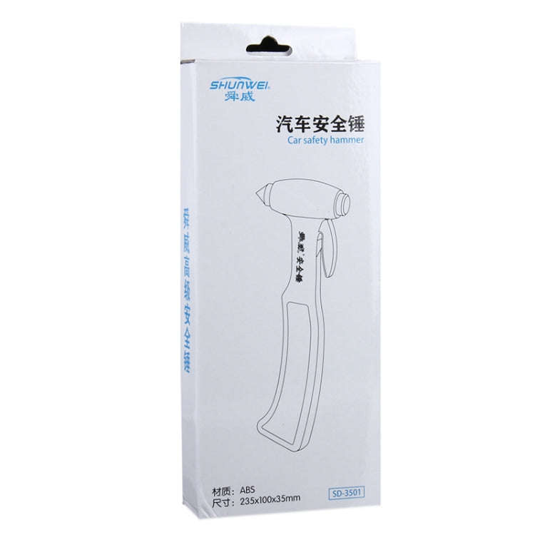 SHUNWEI SD-3501 Seat Belt Cutter Window Breaker Auto Rescue Tool Ideal Plastic Shell Car Safety E...