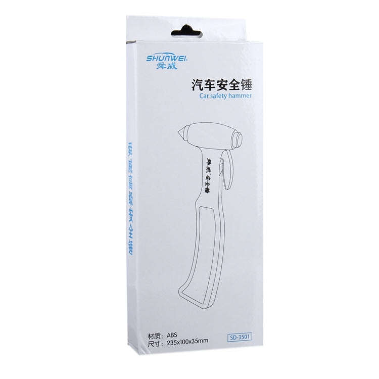 SHUNWEI SD-3501 Seat Belt Cutter Window Breaker Auto Rescue Tool Ideal Plastic Shell Car Safety E...
