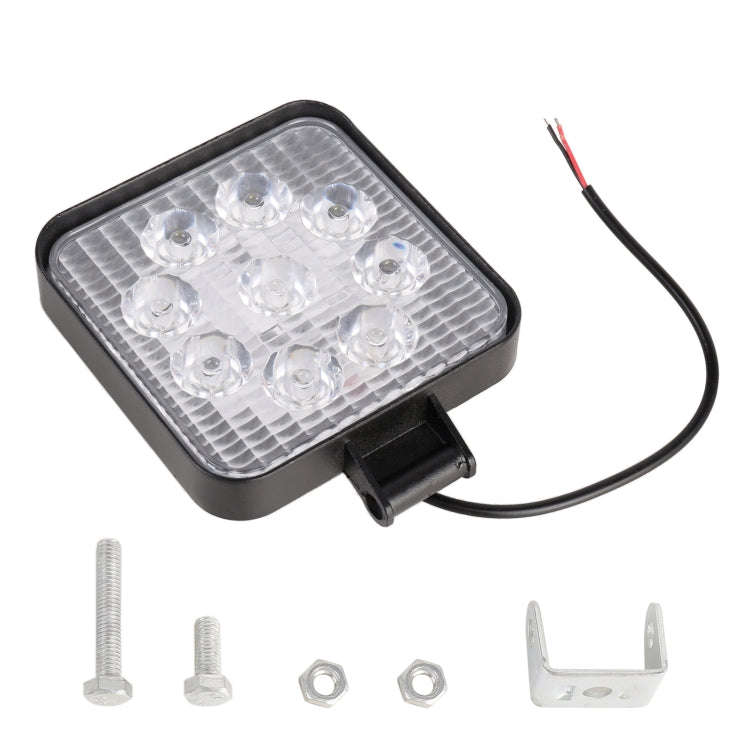 DC 10-30V 27W 2500LM 6000K Waterproof Vehicle Car Boat Marine External Work Lights Emergency Ligh...