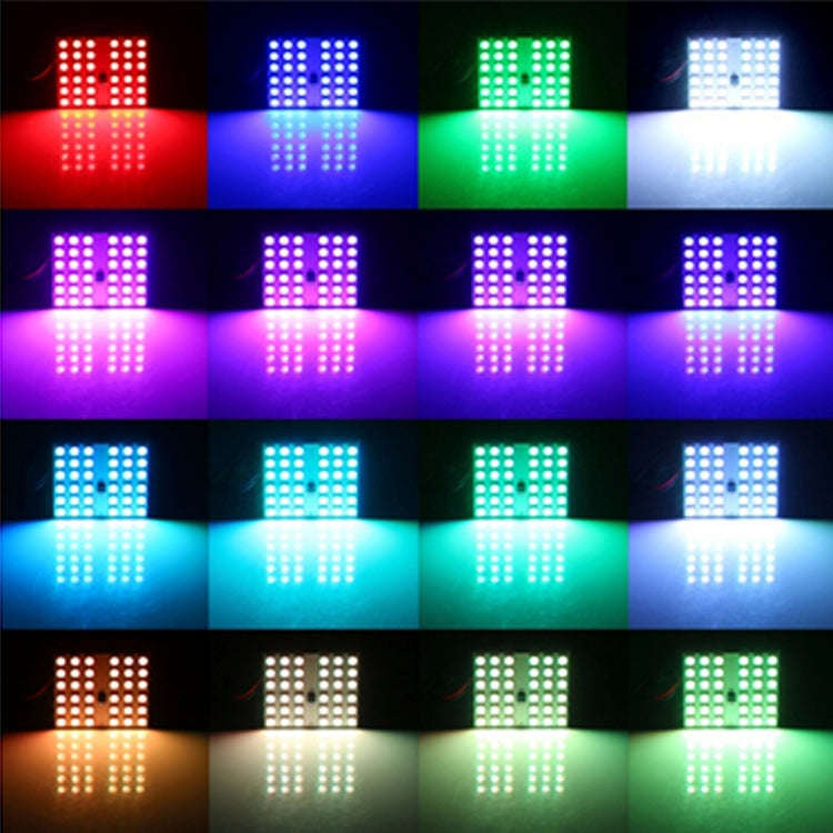 2 PCS 18W Auto Flash Strobe Fade Smooth Remote Controlled Colorful LED Roof Decorative Lamp with ...