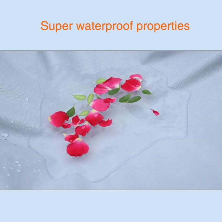 Outdoor Universal Anti-Dust Sunproof Waterproof Motorcycle Aluminum Film Flocking Cover with Warn...