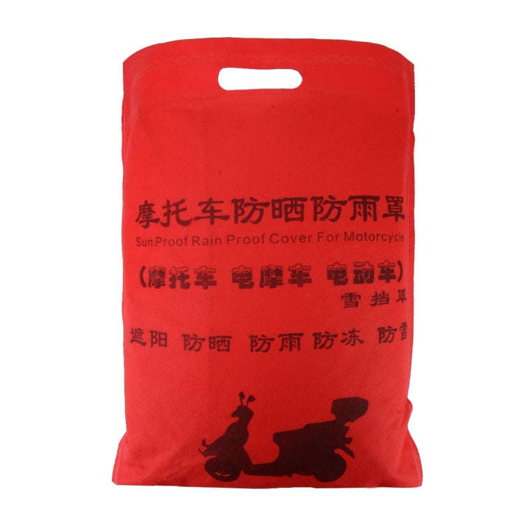 Outdoor Universal Anti-Dust Sunproof Waterproof Motorcycle Aluminum Film Flocking Cover with Warn...