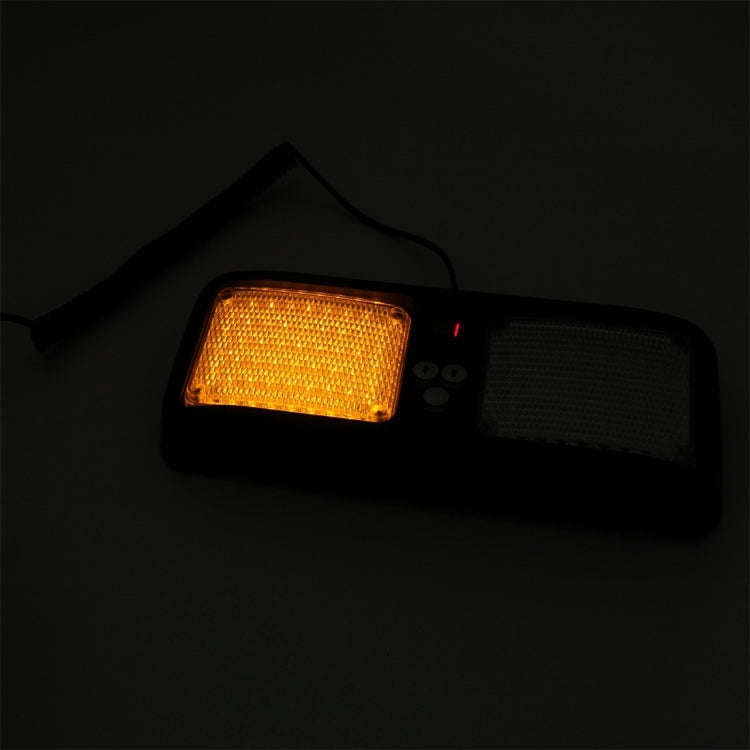 High qulaity DC 12V,9W LED Waterproof Car Sunshade Yellow Light Warning Lights Strobe Emergency L...