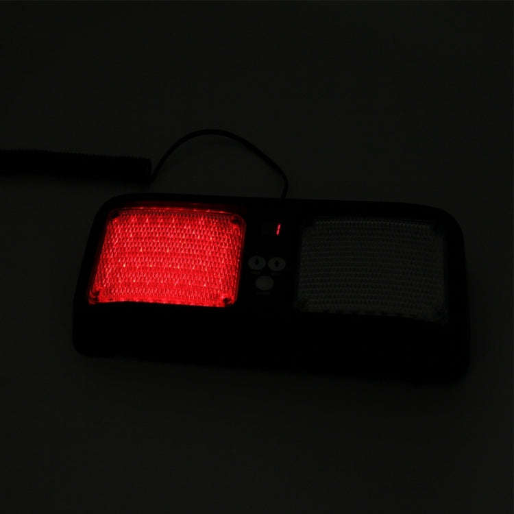 High qulaity DC 12V,9W LED Waterproof Car Sunshade Red Light And Blue Light Warning Lights Strobe...