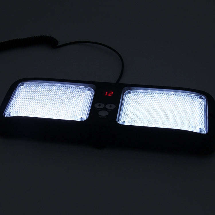 High qulaity DC 12V,9W LED Waterproof Car Sunshade White Light Warning Lights Strobe Emergency Li...