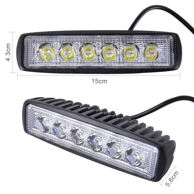DC 10-30V 18W 1500LM 6500K Waterproof Vehicle Car Boat Marine External Work Lights Emergency Ligh...