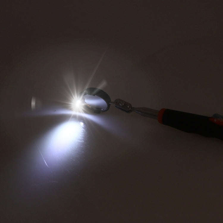 Retractable Vehicle Car Chassis Telescoping Inspection Mirror with 1 PCS 3mm LED Light, Mirror Di...