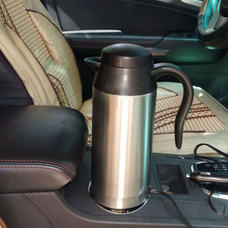 HJ-18A Stainless Steel Electric Mug 750ml DC 12V Car Electric Kettle Heated Mug Car Coffee Cup Wi...