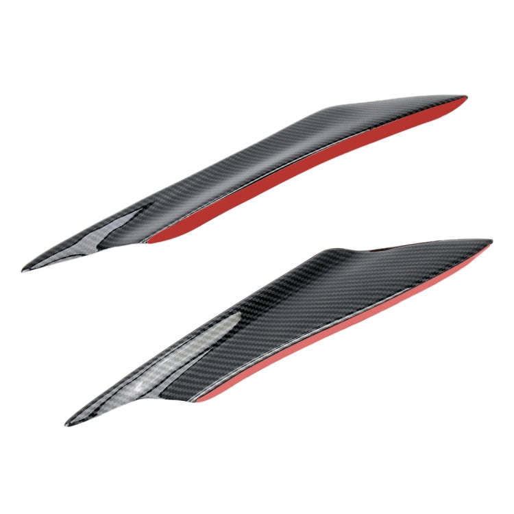 4 PCS Car-Styling Flank Decorative Sticker(Black Carbon Fiber)