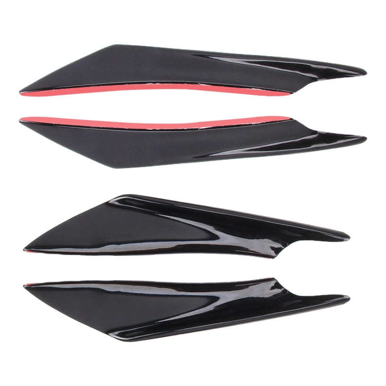 4 PCS Car-Styling Flank Decorative Sticker(Black)