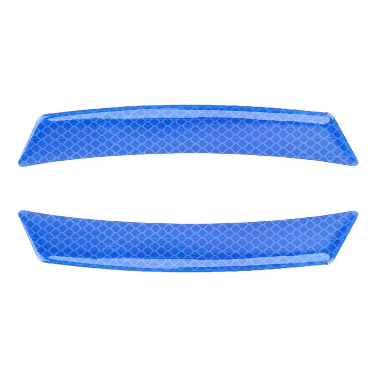 2 PCS Car-Styling Wheel Eyebrow Decorative Sticker Decorative Strip (Blue)