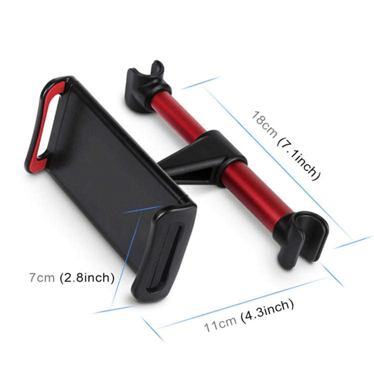 p-01 Auto Car Seatback Tablet PC / Mobilephone Holder (Red)