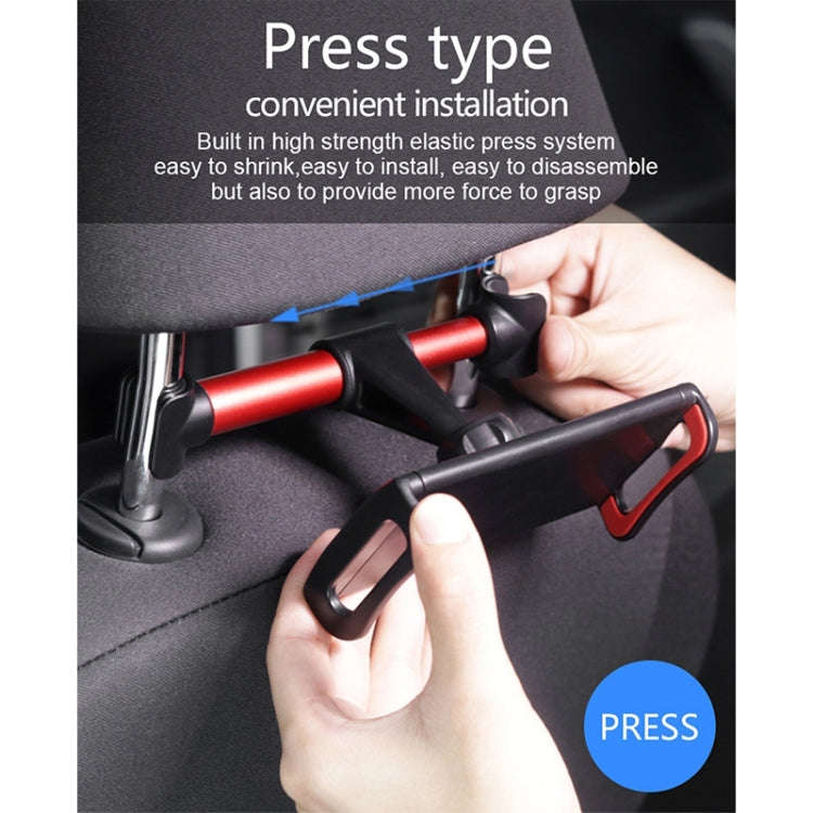 p-01 Auto Car Seatback Tablet PC / Mobilephone Holder (Red)