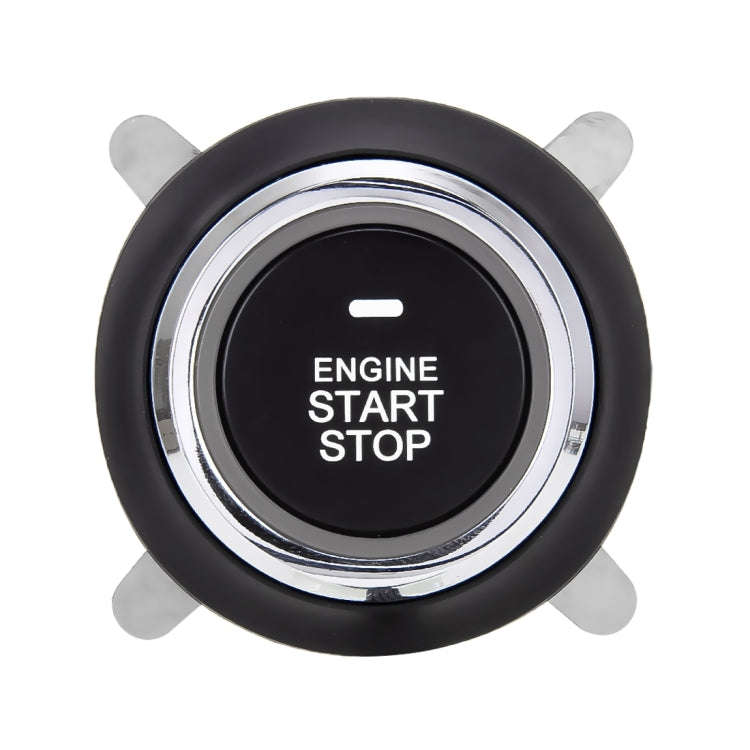 Smart Car Switch Car Engine Start Stop Switch Car Push Start Switch, with RFID Alarm System, Blue...