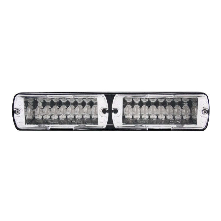 DC 12V 4.2W 16LEDs Crystal Lamp Beads Car Windshield Warning Lamp 18 Flash Patterns(Adjustable)