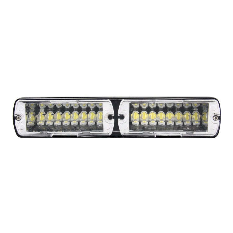 DC 12V 4.2W 16LEDs Crystal Lamp Beads Car Windshield Warning Lamp 18 Flash Patterns(Adjustable)