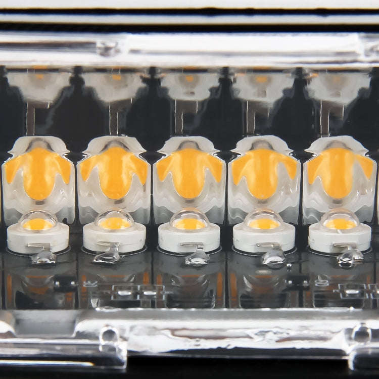 DC 12V 4.2W 16LEDs Crystal Lamp Beads Car Windshield Warning Lamp 18 Flash Patterns(Adjustable)