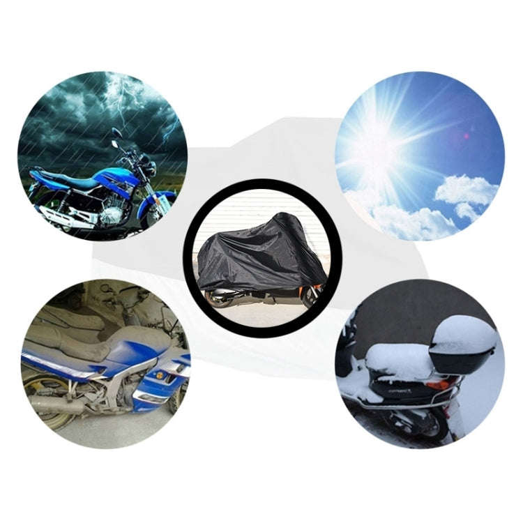 190T Polyester Taffeta All Season Waterproof Sun Motorcycle Mountain Bike Cover Dust & Anti-UV Ou...