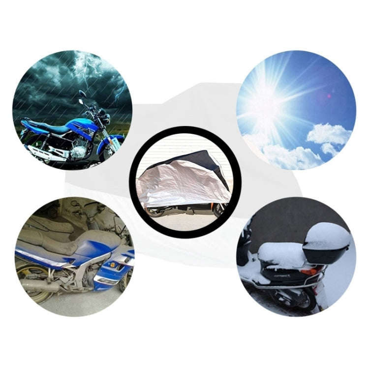 190T Polyester Taffeta All Season Waterproof Sun Motorcycle Mountain Bike Cover Dust & Anti-UV Ou...
