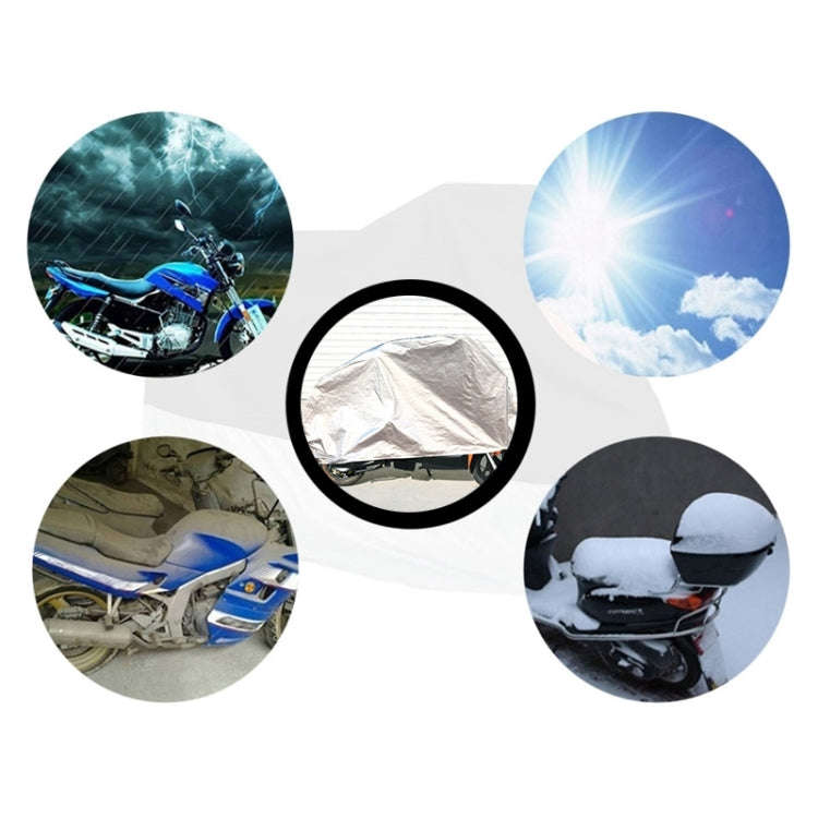 190T Polyester Taffeta All Season Waterproof Sun Motorcycle Mountain Bike Cover Dust & Anti-UV Ou...